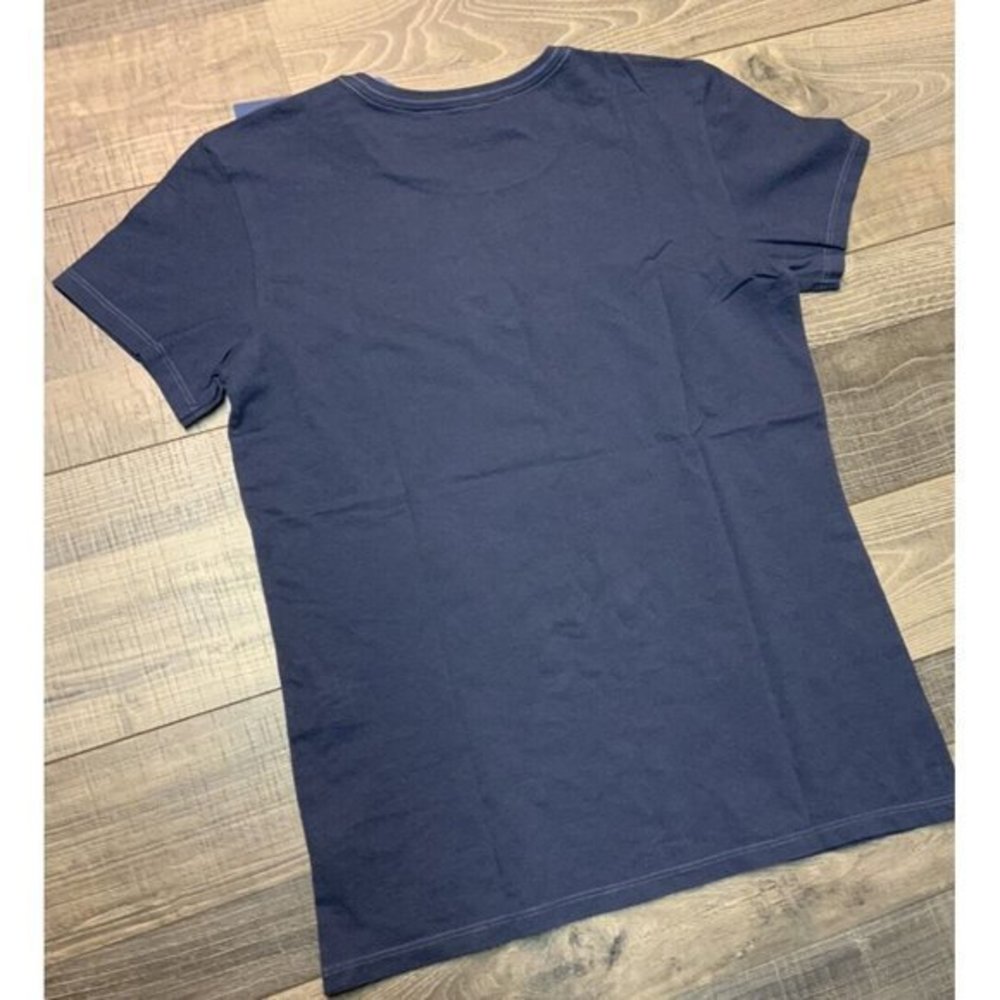 NWT Women's Life is Good Wine A Little Laugh‎ A Lot Blue Small LITE Crusher Tee - Picture 9 of 10